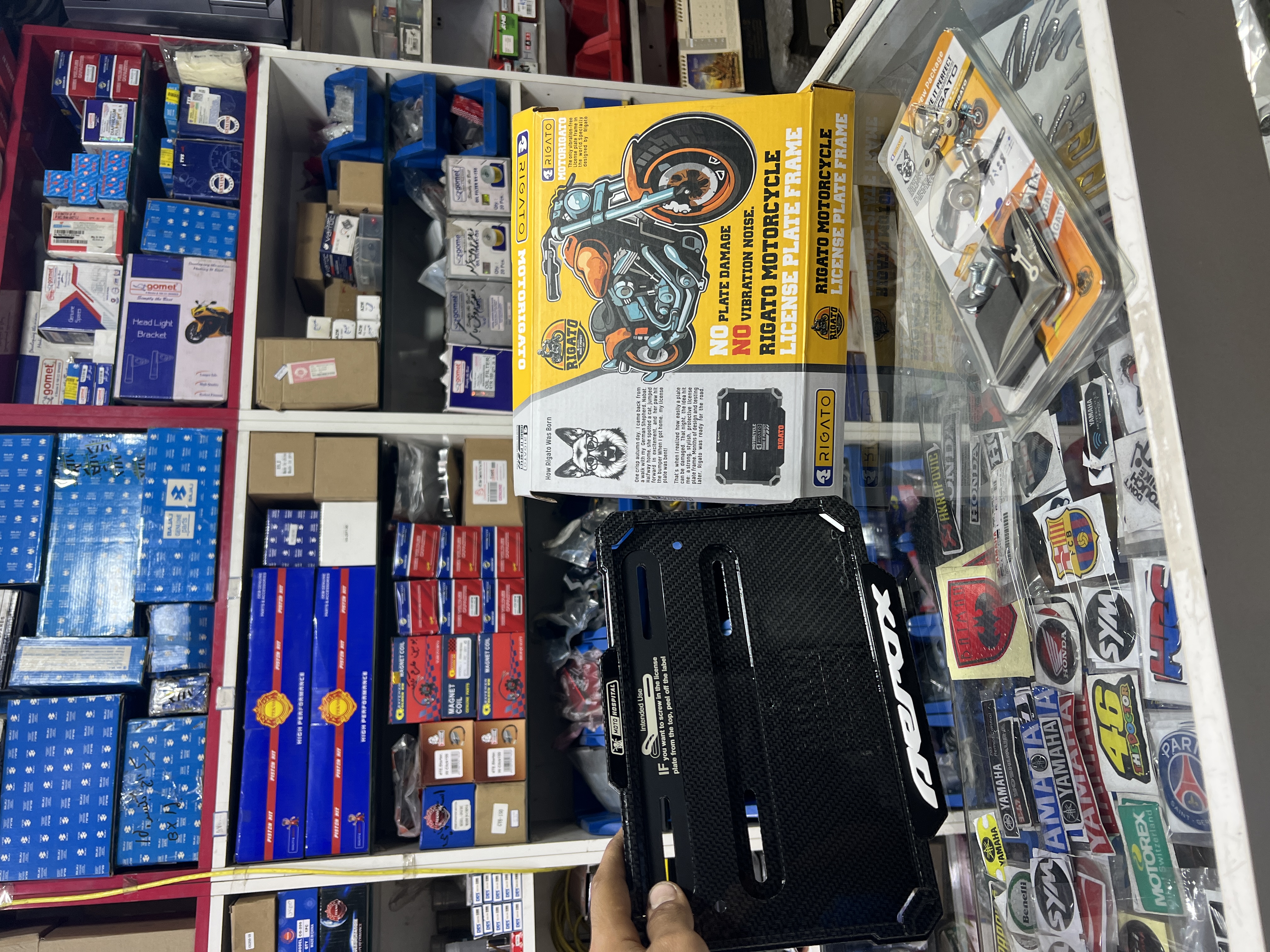 قاب پلاک ریگاتو یاماها aerox